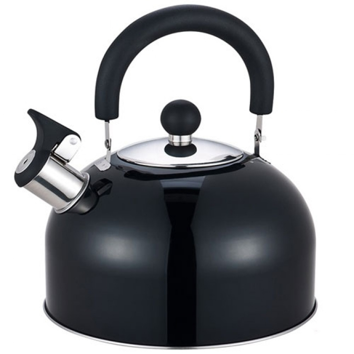 Black Teapot 2.5L Foldable Handle in the group Household & Kitchen / Kitchen appliances / Coffee/water kettle at Campingvaruhuset i Norden AB (71140)