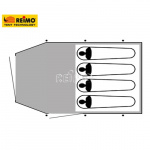 ReimoTent Camping Tent Dakota Z5 Deluxe ReimoTent Camping Tent Dakota Z5 Deluxe