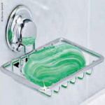 Soap holder Chrome Suction cup Soap holder Chrome Suction cup