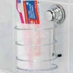 Toothbrush holder Chrome Suction Cup