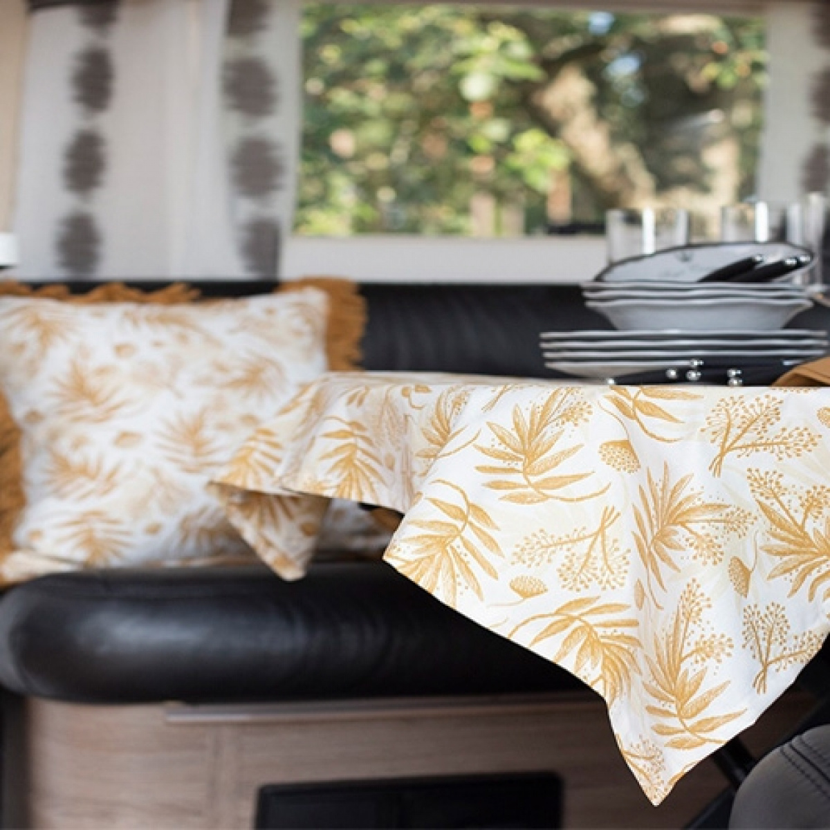 Wax cloth Camping Nature 140x90 in the group Home & Interior / Textiles at Campingvaruhuset i Norden AB (71691)