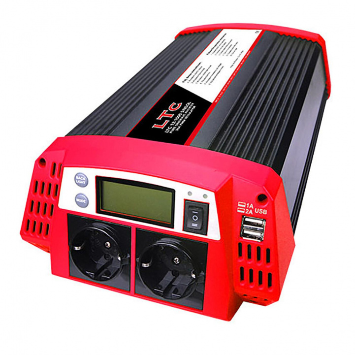 LTC Sinus Inverter with Solar Cell Input in the group Caravan & Motorhome / Electronics / Batteries & Converters / Inverter & Converter at Campmarket (71864)