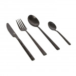 Cutlery set Ballona Black 16 pieces