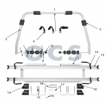 HTD Bike Rack Towbar 2-Bikes HTD Bike Rack Towbar 2-Bikes