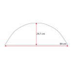 Wheel arch cover Single Knaus 2015- Wheel arch cover Single Knaus 2015-