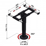 Adjustable table stand Adjustable table stand