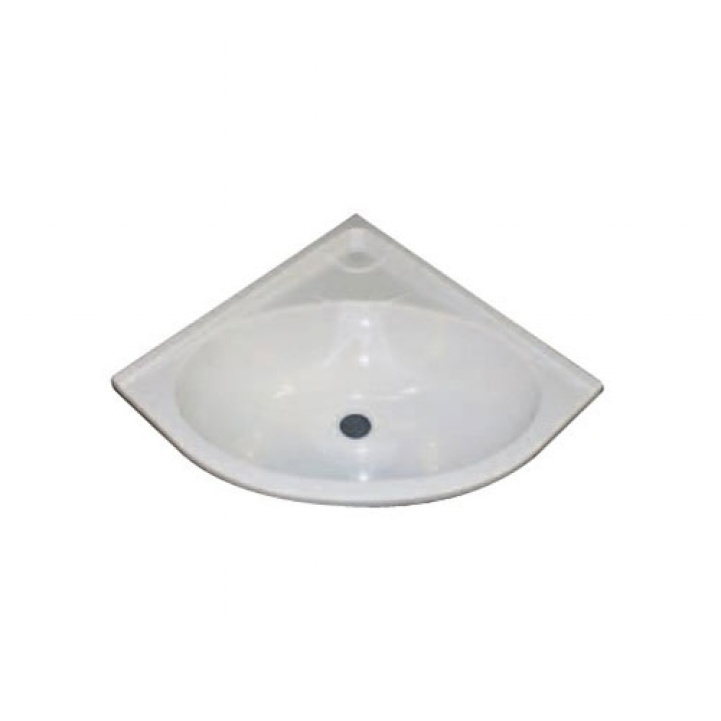 Corner sink 330 x 330 mm in the group Water & Sanitation / Water / Sink & Shower Tray / Sink at Campmarket (72505)