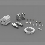 Fiamma Holder Upper/Leg Right Kit 98671A01 - Caravanstore