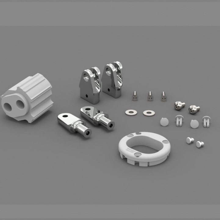 Fiamma Holder Upper/Leg Right Kit 98671A01 - Caravanstore in the group Awning & Canopies / Awnings / Caravan awnings / Spare parts for caravan awnings / Caravanstore spare parts at Campingvaruhuset i Norden AB (73422_15)