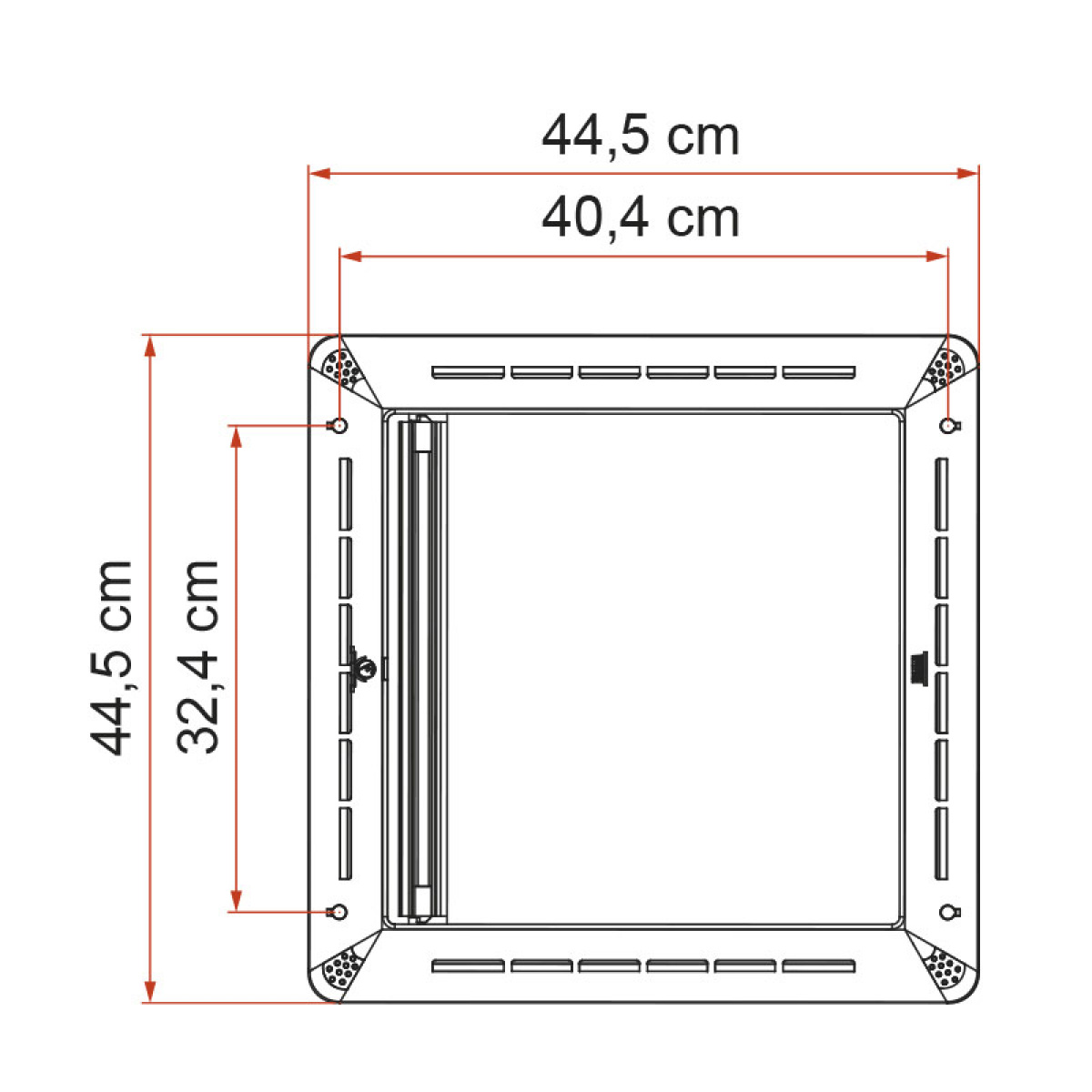 Fiamma Blackout Curtain Rollo 40x40 cm in the group Caravan & Motorhome / Body / Sunroofs / Accessories for sunroofs at Campingvaruhuset i Norden AB (73455)