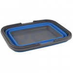 ViaMondo Collapsible Dish Basin Blue/Grey