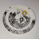Moomin Graphic Plate with Non-Slip Base