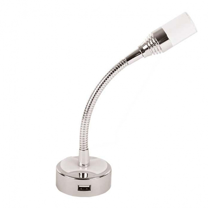 Flexible USB Reading Lamp 12V in the group Caravan & Motorhome / Electronics / Interior Lighting / LED Lighting / LED Spotlights at Campingvaruhuset i Norden AB (73506)