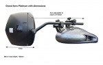 Milenco Grand Aero Platinum Rearview Mirror