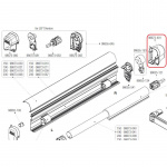 Fiamma End Cap Right For F45S White 2019-