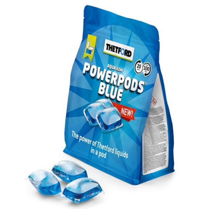 Thetford PowerPods Blue in the group Water & Sanitation / Chemicals & Accessories / Toilet/Tank cleaning & Accessories at Campingvaruhuset i Norden AB (73658)