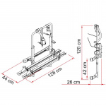 Fiamma Carry-Bike 200 DJ Sprinter Black Fiamma Carry-Bike 200 DJ Sprinter Black
