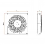 12V fan with Thermostat Polar Control. Fits Roof Hatch Vent F Pro (K02-101A, K02-101B) 12V fan with Thermostat Polar Control. Fits Roof Hatch Vent F Pro (K02-101A, K02-101B)