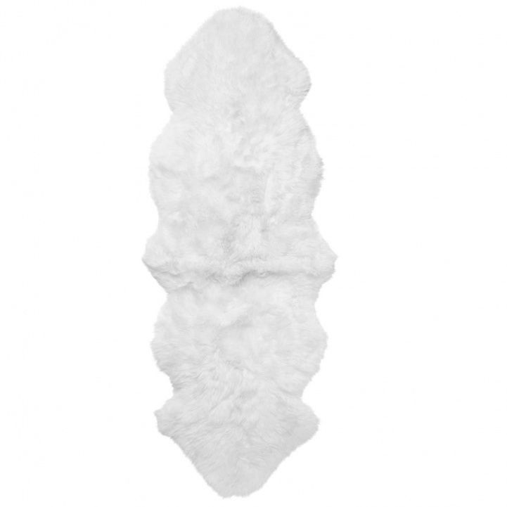 Lambskin rug Gently White 180x60cm Royal Camping in the group WINTER / Winter items at Campingvaruhuset i Norden AB (73801)