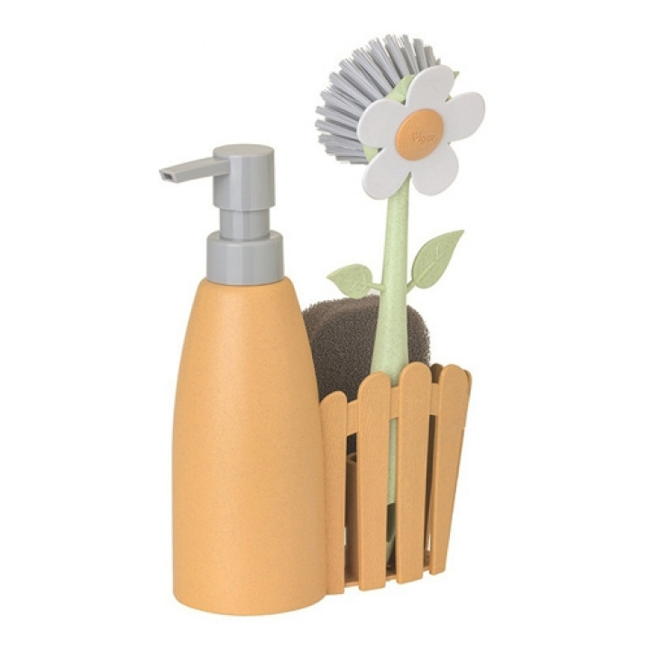 Florganic Orange dinner set in the group Household & Kitchen / Laundry, Cleaning & Dishes / Dish brushes at Campingvaruhuset i Norden AB (73832)