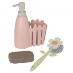 Florganic Pink Dinner Set Florganic Pink Dinner Set