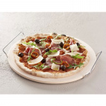 Pizza stone with holder 33cm Pizza stone with holder 33cm
