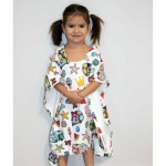 Camping Kidz Towel Poncho Summer 6-8 years