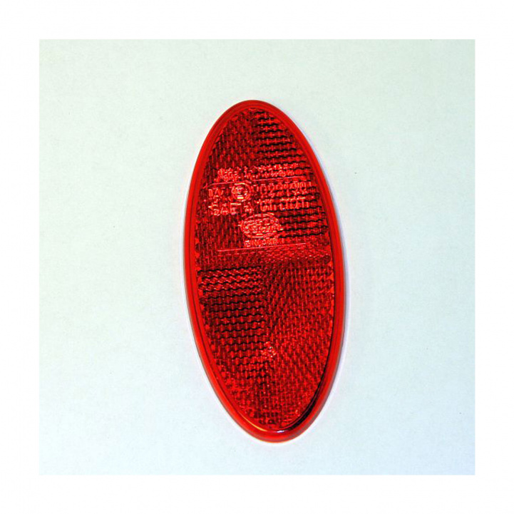 Reflective Oval Red Self-adhesive in the group Caravan & Motorhome / Electronics / Traffic & Exterior lighting / Reflexes at Campingvaruhuset i Norden AB (74099)