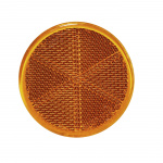 Reflective Round Yellow 60mm Self-adhesive