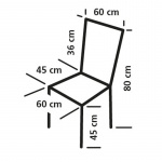 Director\'s chair Lorraine Dark Grey Director\'s chair Lorraine Dark Grey