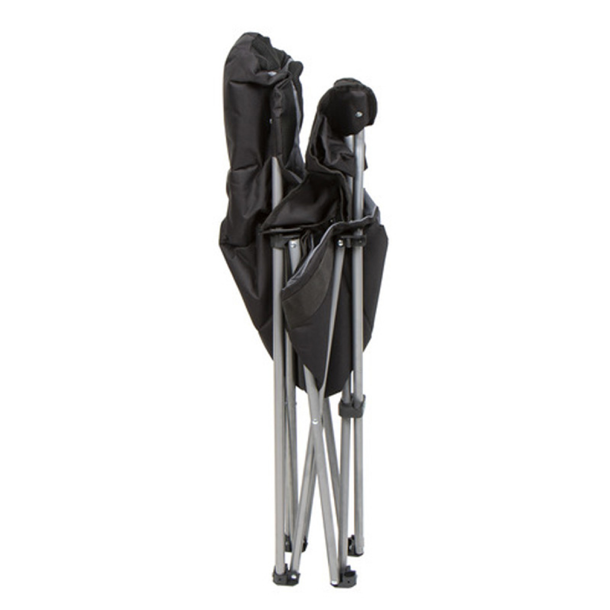 Toledo Black/Grey Folding Camping Chair in the group Camping furniture / Camping chairs / Other Chairs at Campingvaruhuset i Norden AB (74897)
