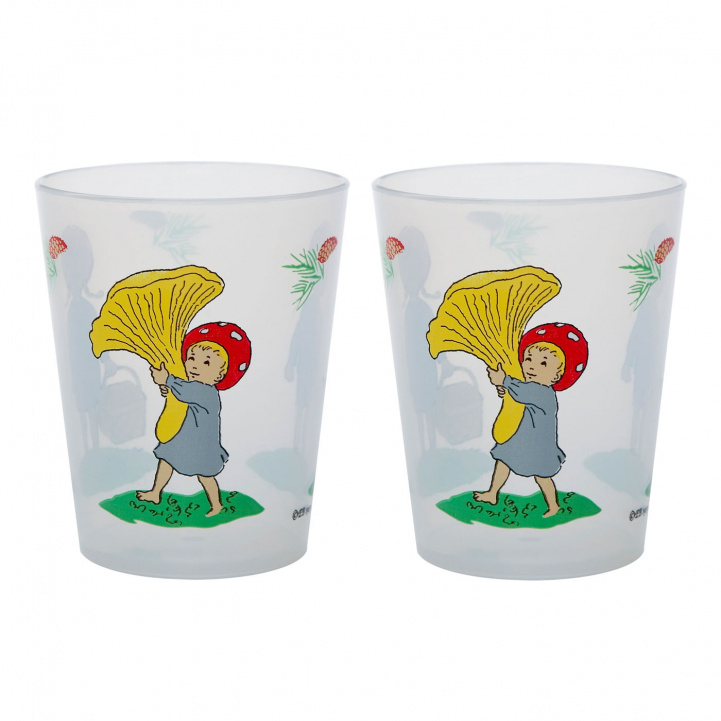 Glass Tomtebobarnen 2-pack in the group Household & Kitchen / Glass & Mugs / Drinking glass at Campingvaruhuset i Norden AB (75005)