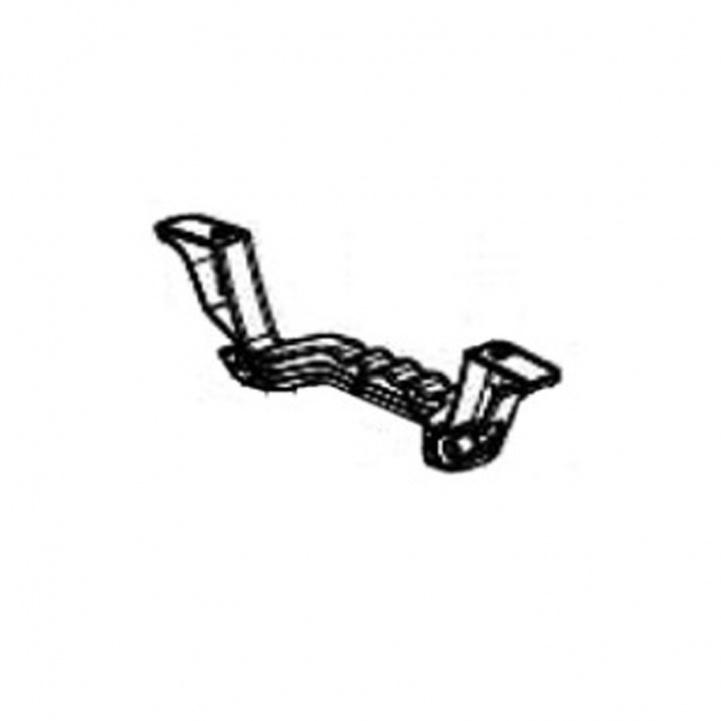 Handles with mounting details for Mini Heki S. Pair. in the group Caravan & Motorhome / Body / Sunroofs / Spare parts at Campingvaruhuset i Norden AB (75050)