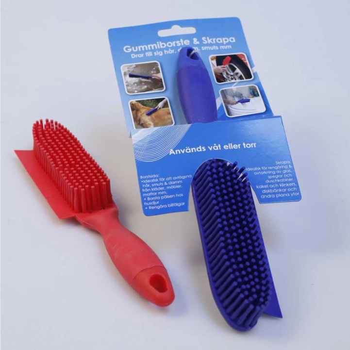 Rubber brush/scraper in the group Household & Kitchen / Laundry, Cleaning & Dishes / Cleaning at Campingvaruhuset i Norden AB (75141)