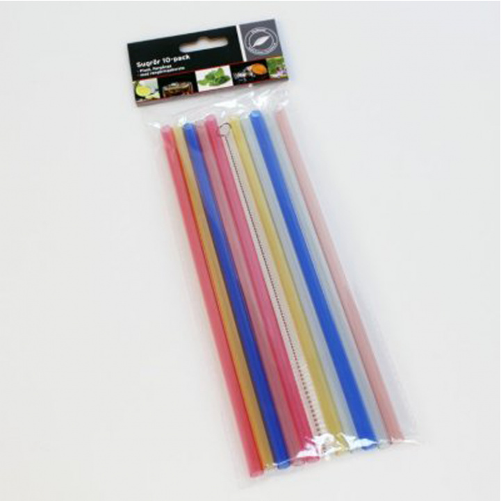 Plastic Straw with Brush in the group Household & Kitchen / Serving / Disposable items at Campingvaruhuset i Norden AB (75191)