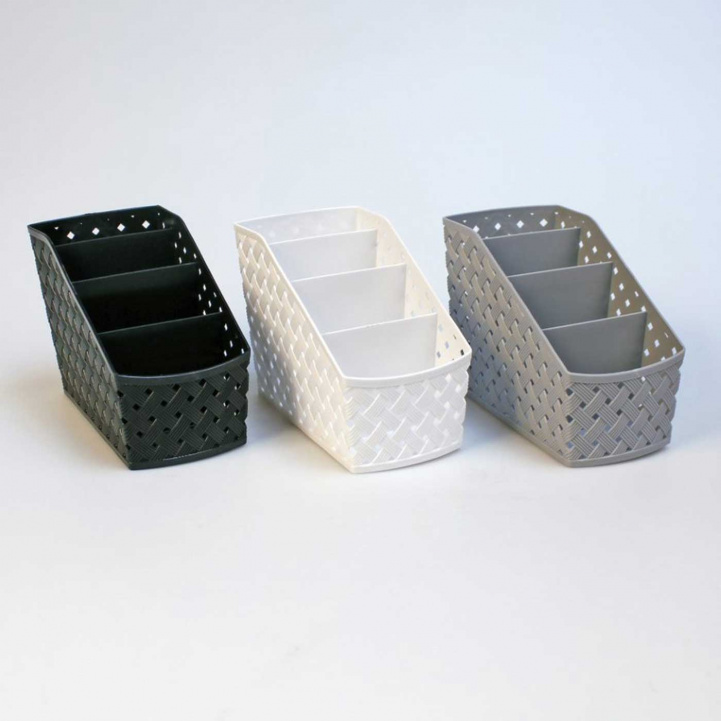 Plastic basket 4-compartment in the group Household & Kitchen / Laundry, Cleaning & Dishes / Dish rack at Campmarket (75205)