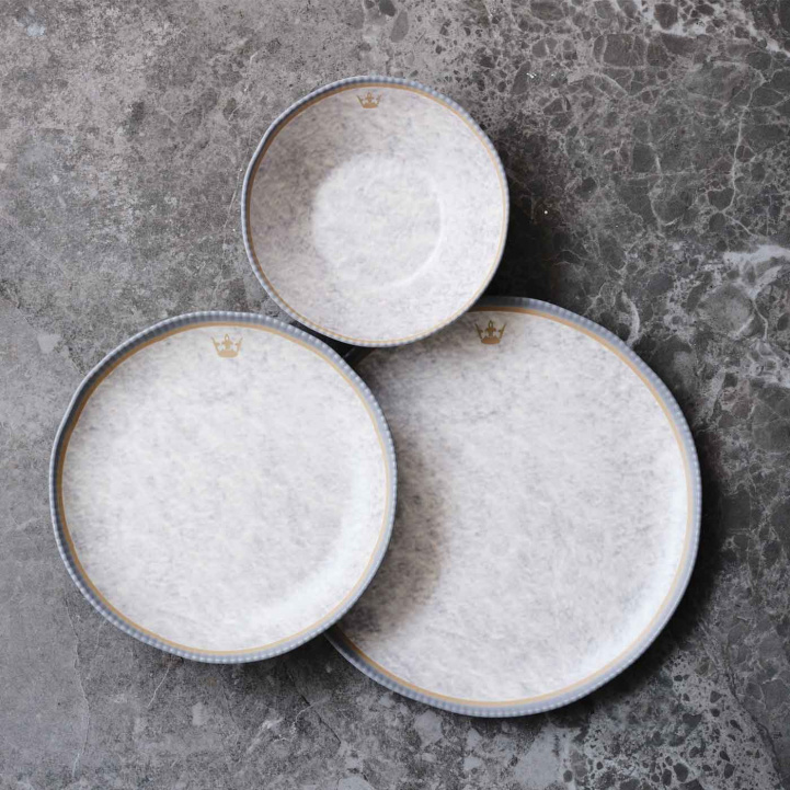 Rustic Royal Camping Melamine in the group Household & Kitchen / Serving / Tableware at Campingvaruhuset i Norden AB (75244)