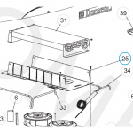 Dometic Air Control Plate For Roof Hatch