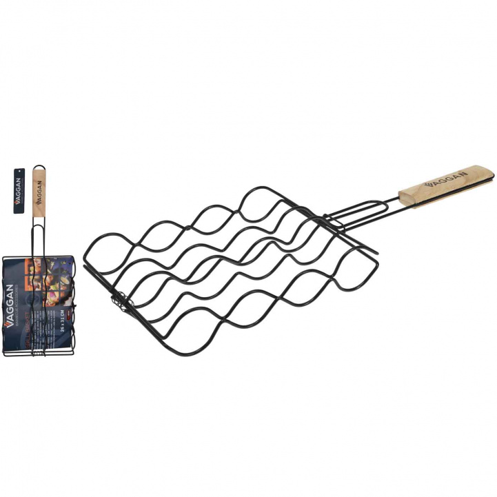 Sausage grill Black 27x19cm in the group Outdoor / Camping kitchen & Cooking utensils at Campingvaruhuset i Norden AB (75300)