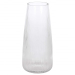 Clear glass vase 22cm Clear glass vase 22cm