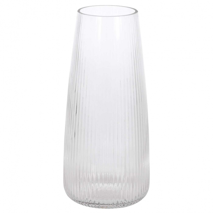 Clear glass vase 22cm in the group Home & Interior / Decoration & Comfort at Campingvaruhuset i Norden AB (75329)
