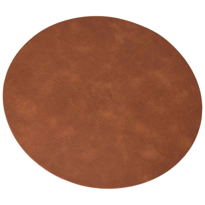Table mat PVC leather Round 38cm in the group Household & Kitchen / Serving / Table mats at Campingvaruhuset i Norden AB (75335)