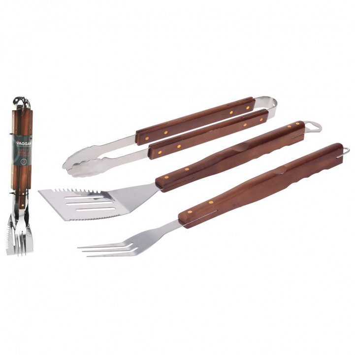 Grill tools 3 pieces in the group Household & Kitchen / Grills / Grill accessories at Campingvaruhuset i Norden AB (75344)