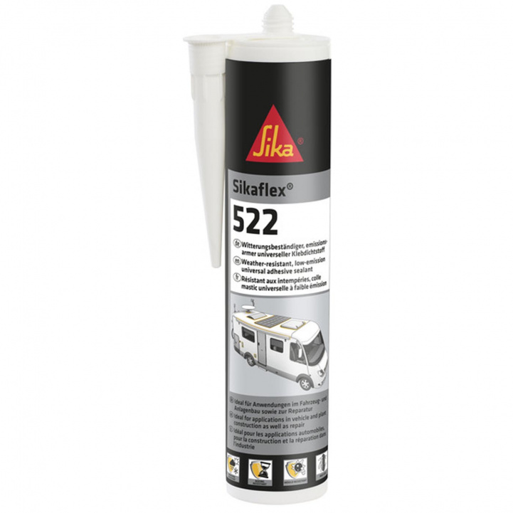 Sikaflex 522 White in the group Caravan & Motorhome / Body / Adhesive & Sealant at Campingvaruhuset i Norden AB (75549)