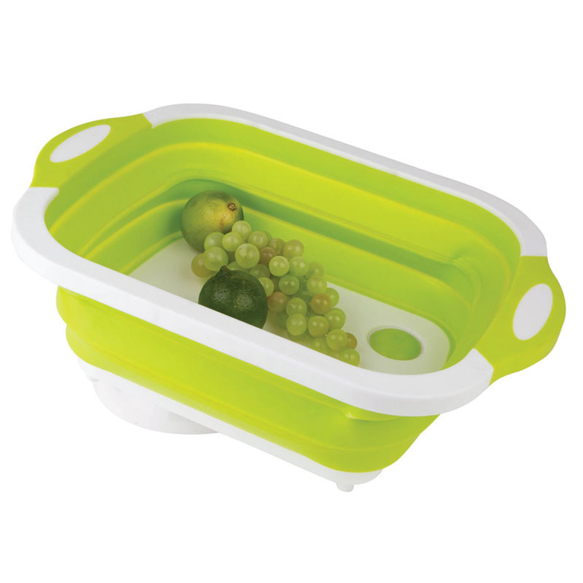 Cutting board with colander in the group Household & Kitchen / Kitchen accessories / Cutting boards at Campingvaruhuset i Norden AB (76003)