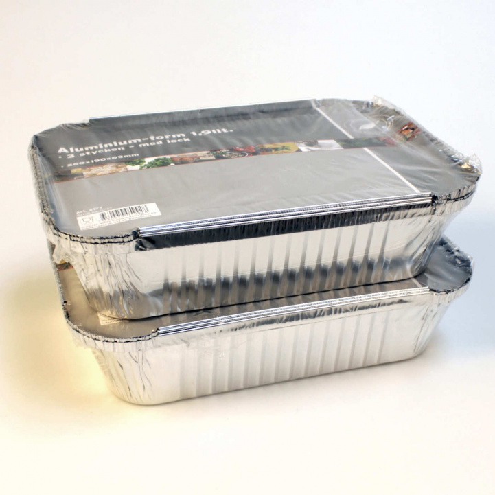 Aluminum mold 1.9L 3 pcs with lid in the group Household & Kitchen / Kitchen accessories / Food & Pantry Storage at Campingvaruhuset i Norden AB (76123)