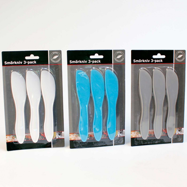 Butter knives 3-pack in the group Household & Kitchen / Kitchen accessories / Kitchen utensils at Campingvaruhuset i Norden AB (76142)