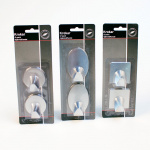 Hook 2 pcs Stainless Steel Self-adhesive