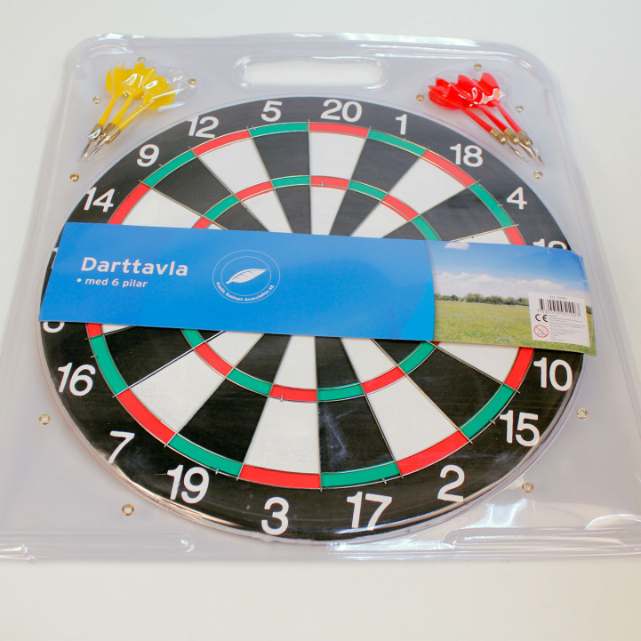 Dartboard 17 inches with arrows in the group Other / Toys & Games at Campmarket (76173)