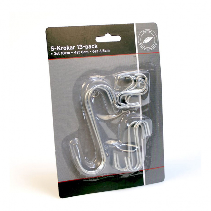 S-hooks 13 pcs in the group Caravan & Motorhome / Locks & Fittings / Hooks & Hanging at Campingvaruhuset i Norden AB (76192)